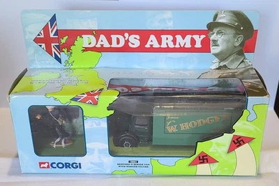 CORGI CLASSICS DAD'S ARMY BEDFORD O SERIES VAN & HODGES FIGURE MODEL 18501 1:50 - image 1 of 4