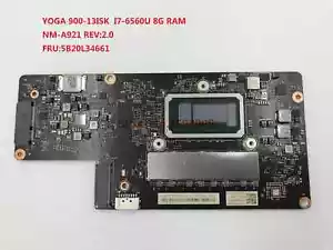 Placa madre con RAM I7-6560 8G para Lenovo YOGA-900-13ISK2 NM-A921 5B20L3461 - Imagen 1 de 2