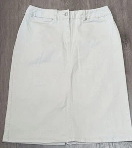 Pendleton Caqui Tostado Clásico Vaquero Estilo Falda 28" Cintura Talla 8 Largo 24" Algodón Bl - Imagen 1 de 4