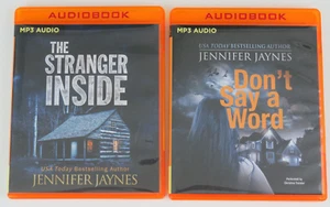 2 Jennifer Jaynes Audiobooks on MP3 CD - The STRANGER INSIDE & DON'T SAY A WORD - Picture 1 of 8