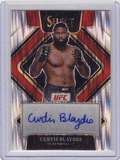 Curtis Blaydes 2022 Panini Select UFC FLash Prizm Auto