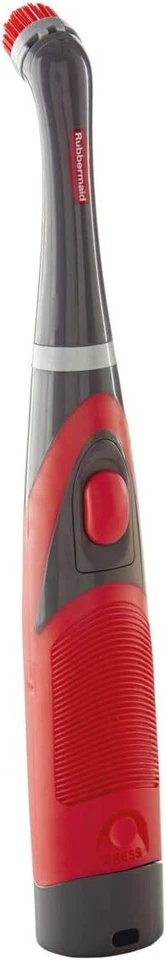 Rubbermaid Reveal Cordless Battery Power Scrubber, Gray/Red, Red/Gray  - Image 1 of 4