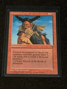 Magic the Gathering Fallen Empires Brassclaw Orcs (Rob Alexander) - Picture 1 of 2