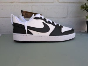 Nike Youth Court Borough Low Recraft (GS) Blanco Negro Blanco/NOIR Talla 7Y,40 - Imagen 1 de 12