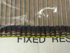 (10 PC)  AB  RCR07G752JS  Resistor Carb Comp 1/4W 7.5K OHM 5% S-Level - Picture 1 of 1