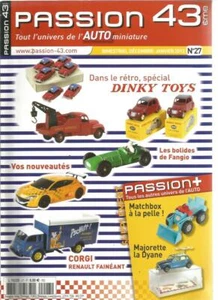 PASSION 43ème N°27 SPECIAL DINKY TOYS / BOLIDES DDE FANGIO / RENAULT FAINEANT - Picture 1 of 1