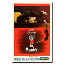 Dial M for Murder 24x36inch Horror Old Movie Silk Poster Room Door Decals