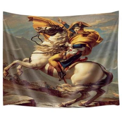 Caballero Medieval Tapiz Colgante de Pared Bonaparte Europa Emperador Francia 40x30 pulgadas Foto 1 de 4