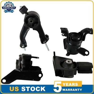 4Pcs Engine Motor & Transmission Mount For 2014-2018 2019 Toyota Corolla L4 1.8L - Image 1 of 4