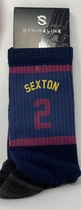 Strideline Collin Sexton Utah Jazz Athletic Crew Socks NEW - Picture 1 of 3