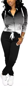 Two Piece Outfits for Women Tracksuit Sweat Suits Workout Jogging Sets Loungewea - Picture 1 of 12