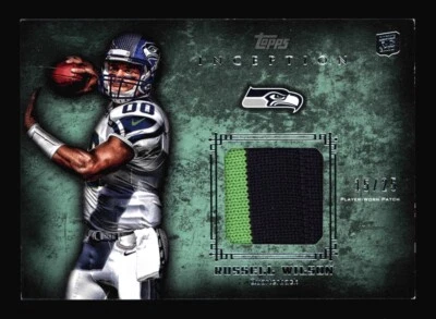 Russel Wilson 2012 Topps Inception RC Jersey 15/25 RP-RW  - Image 1 of 2