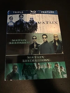 The Matrix Trilogy Blu Ray with slipcover (The Matrix, Reloaded, Revolations) - Picture 1 of 7