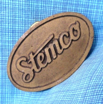 Hebilla de cinturón promocional Stemco Products Truckers haciendo que las carreteras sean más seguras de colección. NOX669 Foto 1 de 4