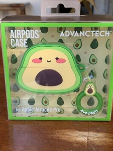 NUEVO Estuche Advanctech Aguacate para Apple Airpods Pro Estuche Protector Suave Anillo de Lazo - Imagen 1 de 2