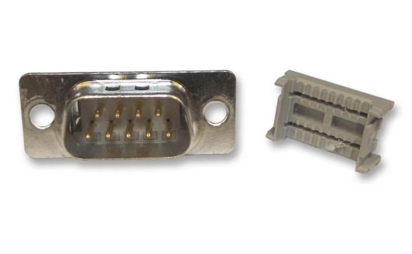 D Sub Connector, DB9, Standard, Plug, 8200, 9 Contacts, DE, IDC / IDT 8209-6009 - Image 1 of 1