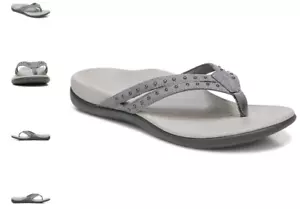 Vionic Tasha Slate Grey Toe Post Sandal Flip Flop Women's US sizes 5-12 NEW!!! - Picture 1 of 1