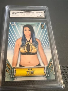 MIA YIM 2019 TOPPS WWE novato para mujer NXT RC # 44 GRADO 10 L@@@K - Imagen 1 de 2