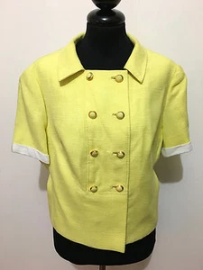 FERNANDA GATTINONI VINTAGE '60 Giacca Donna Lino Cotton Woman Jacket Sz.L - 46 - Bild 1 von 5