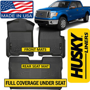 Husky Liner 63053 Tan Classic Style 2nd Seat Floor Liner for 2001-03 Ford F-150