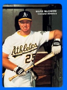1990 Mother's Cookies #2 Mark McGwire Oakland Athletics