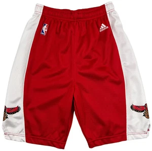 Adidas Shorts Youth Boys L Vintage Atlanta Hawks Red Uniform Team - Picture 1 of 17