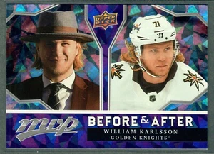 2021-22 Upper Deck William Karlsson Antes y Después de Golden Knights SP QTY - Imagen 1 de 2