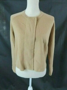Strenesse Cashmere Blend Brown Cardigan Sweater Size 2 - Picture 1 of 10