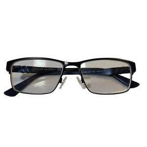 IOB Polo By Ralph Lauren Men's PH1147 9303 Navy Blue Matte Rectangle Eyeglasses - Picture 1 of 9