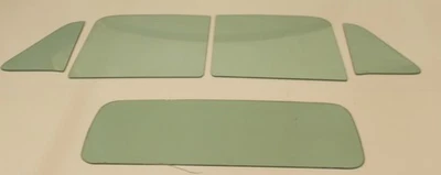 Juego de puerta trasera de ventilación para camioneta Chevy GMC de vidrio tintado verde 1951 1953 1954 Foto 1 de 4