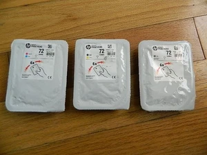 2022 GENUINE SET 3 HP 72 PRINTHEAD DESIGNJET T610 T1100 C9380A C9383A C9384A NEW - Picture 1 of 1