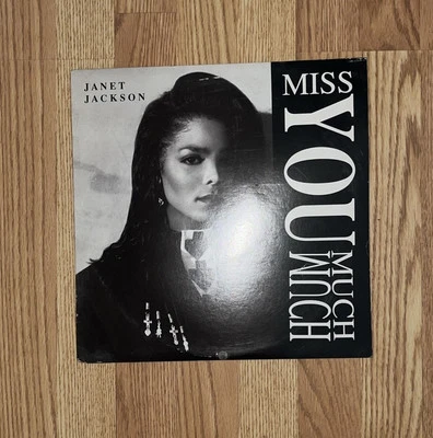 Janet Jackson - Miss You Much (1989) Vinyl 12" Record LP Album — 第 1/3 张图片