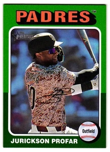 Topps Heritage #503 Jurickson Profar Green Border 2024 - Imagen 1 de 2