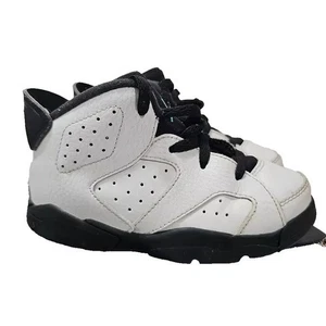 Nike Air Jordan VI 6 Retro BT White Hyper Jade Black 384667 122 KID'S 9C - Picture 1 of 5
