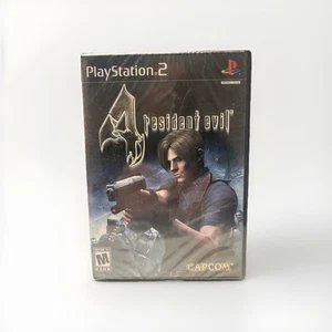 Resident Evil 4 (PRIMERA IMPRESIÓN) PS2 Etiqueta Negra Nuevo/Sellado PlayStation 2 Pliegue en Y - Imagen 1 de 8