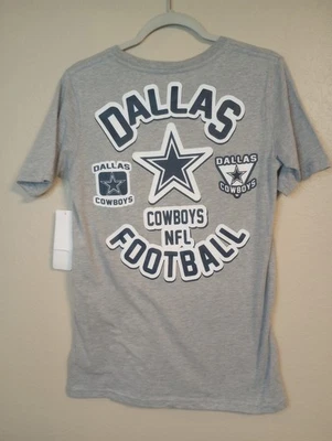 Dallas ковбои NFL серая рубашка со звездой логотип на передней мальчиков размер XL (14/16) новый с Ярлыками - Изображение 1 из 3