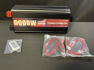 Lvyuan F-5000A Power Inverter 5000/10000W DC12V AC120V USB New Open Box Read - Picture 1 of 12