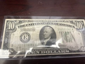 1928-B $ 10 Federal Reserve Note Nice Condition - Picture 1 of 6