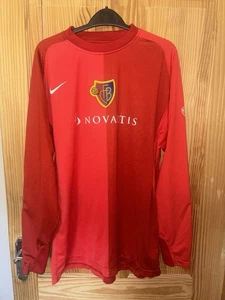 FC BASEL SWITZERLAND 2005/2006 GOALKEEPER FOOTBALL SHIRT Nike Large L Men’s Rare - Picture 1 of 15