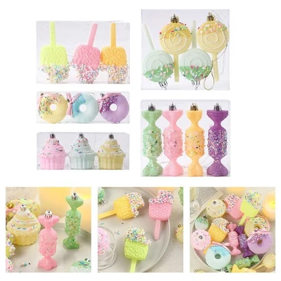PVC Candy Style Christmas Ball Ornaments for Tree and Table Decoration - Image 1 of 4