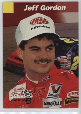 1993 Pro Set Finish Line Silver Series Jeff Gordon #110 HOF - Image 1 of 2