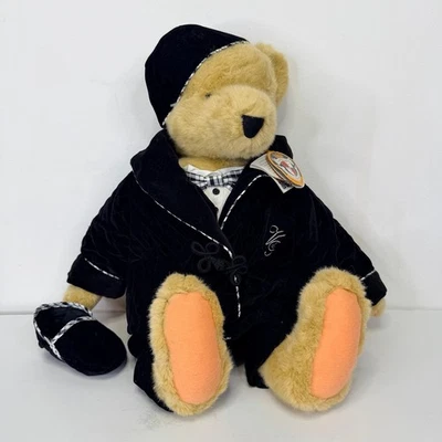 Cornelius VanderBear портрет в черно-белый коллекционный плюшевый медведь NABCO новый с Ярлыками - Изображение 1 из 4