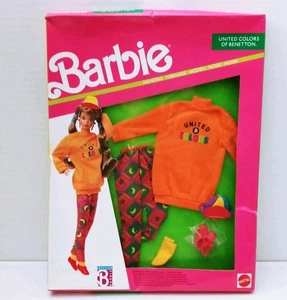 Vintage 1984 Mattel Barbie United Colors Of Benetton Fashions #9483 Neu Rarität Selten - Bild 1 von 13
