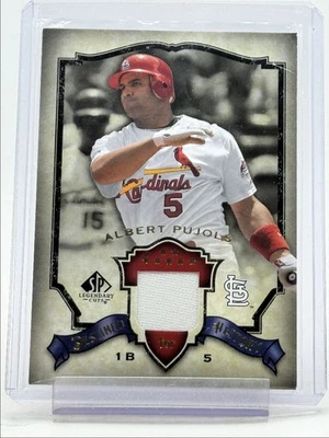 ALBERT PUJOLS 2008 UD SP LEGENDARY CUTS DESTINED HISTORY PATCH Q5476 - Image 1 of 2