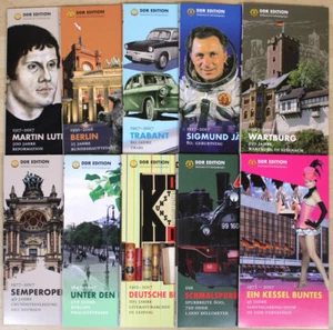 GDR Edition No 1 - 10 Complete Series Stamps and Medals - Picture 1 of 23