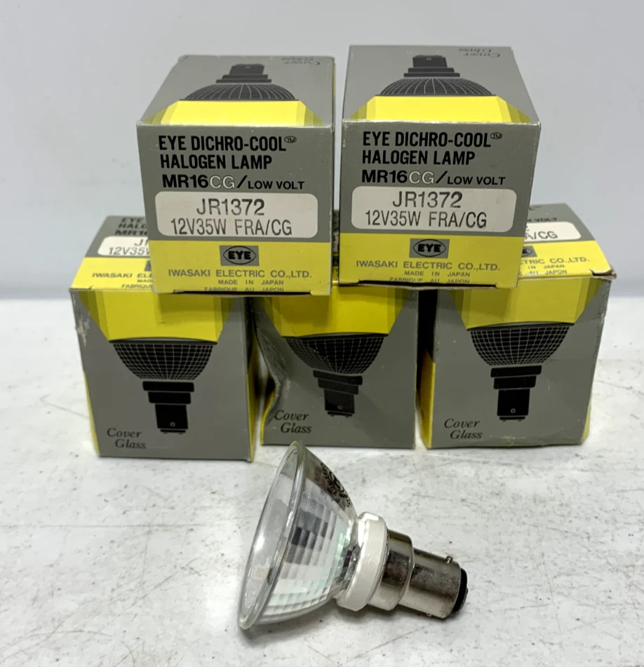 EYE JR1372 Dichro-Cool Lamp 12V 35W FRA/CG MR16 (lot of 5) - Image 1 of 4