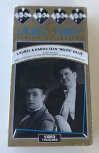 Laurel & Hardy: Stan "Helps" Ollie (1991) - VHS Tape Comedy - New / Sealed - Picture 1 of 5