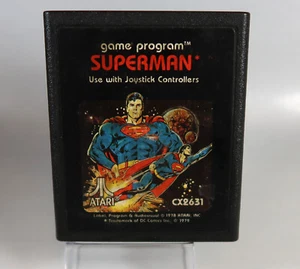 Atari 2600: SUPERMAN Cartridge - Picture Label - Tested & WORKS - Picture 1 of 5