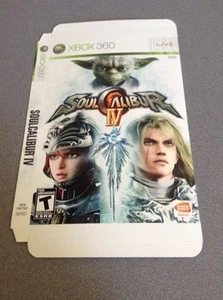 SoulCalibur IV Oversized Empty Display Box XBOX NEW - Picture 1 of 2