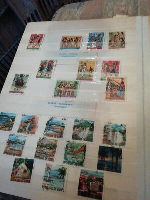 Estampillas postales vintage de Guinea 1966 valiosas NH bonitas 22 estampillas Foto 1 de 3